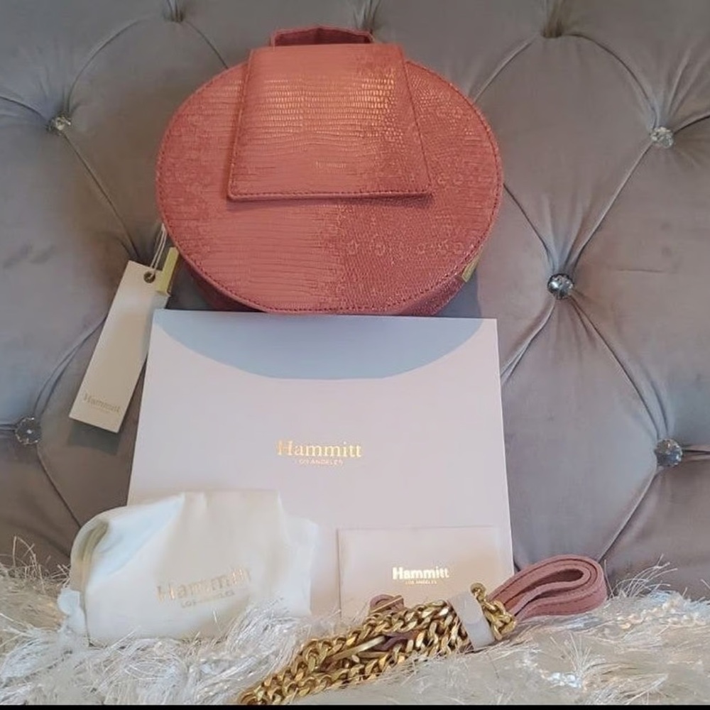 Hammitt Dusty Rose Textured Crossbody Bag